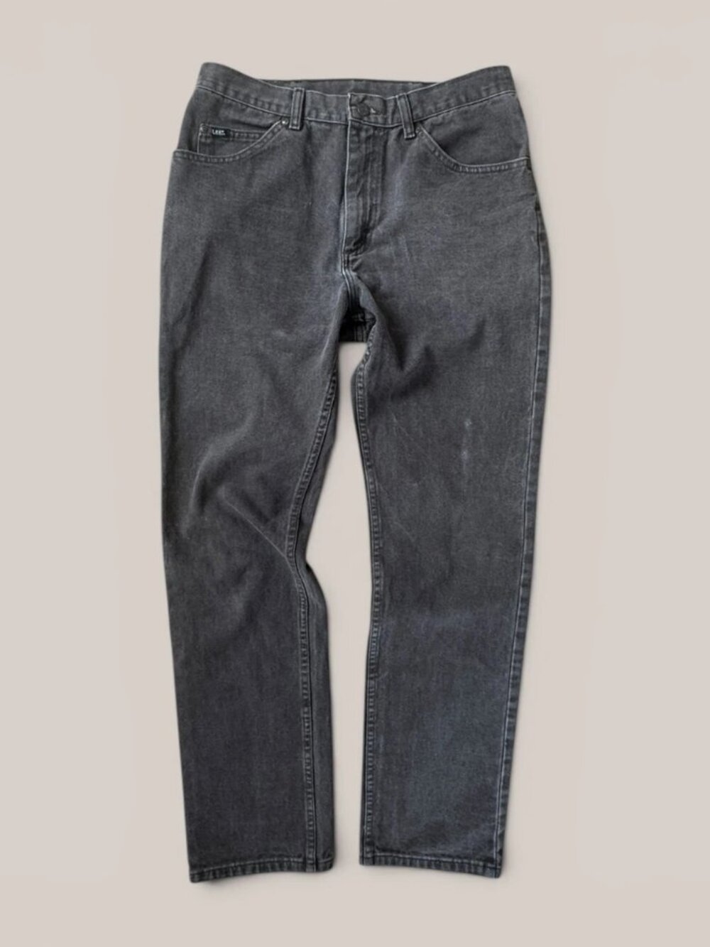 Vintage 90s Lee Regular Fit Jeans Brown Denim Straight Leg W34 L34